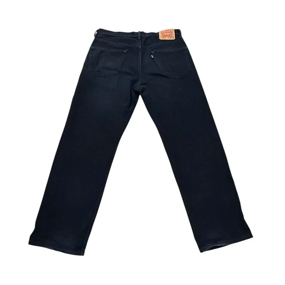 Men’s Levi’s 550 Black Denim Jeans Relaxed Fit